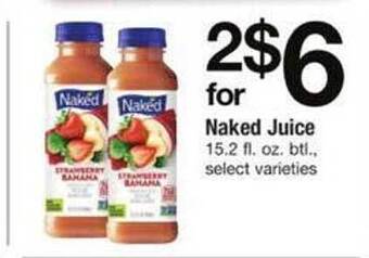 Safeway Naked juice offer