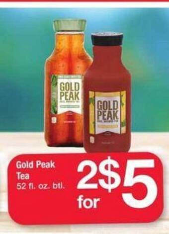 Safeway Gold peak tea offer