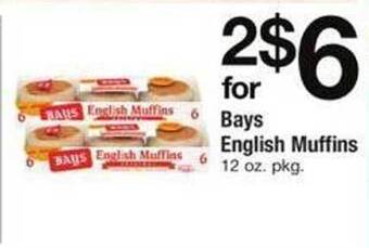 Safeway Bays english muffins offer