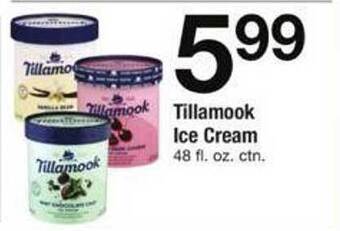 Safeway Tillamook ice cream offer