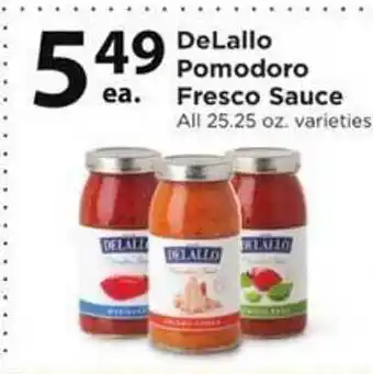Safeway Delallo promodoro fresco sauce offer