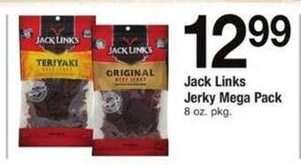 Safeway Jack links jerky mega pack offer
