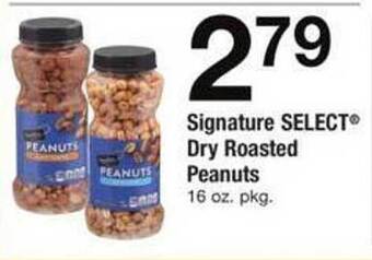Safeway Signature select dry roasted peanuts offer