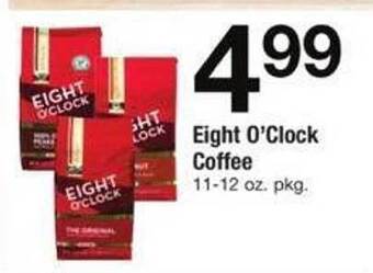 Safeway Eight o'clock coffee offer