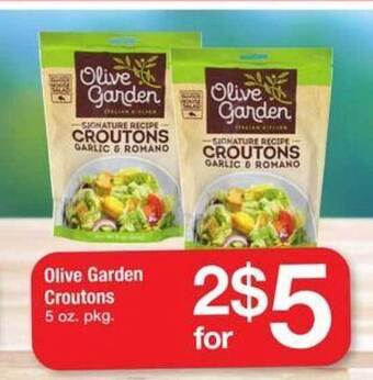 Safeway Olive garden croutons offer