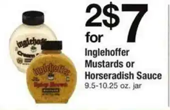 Safeway Inglehoffer mustards or horseradish sauce offer