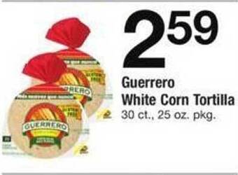 Safeway Guerrero white corn tortilla offer