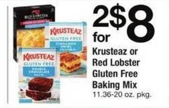 Safeway Krusteaz or red lobster gluten free baking mix offer