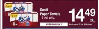 Safeway Scott paper towels offer