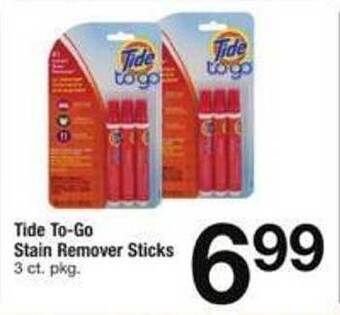 Safeway Tide to-go stain remover sticks offer