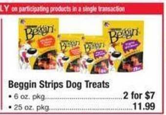 Safeway Beggin strips dog treats offer