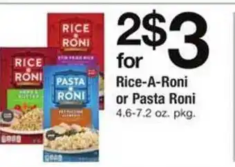 Safeway Rice-a-roni or pasta roni offer