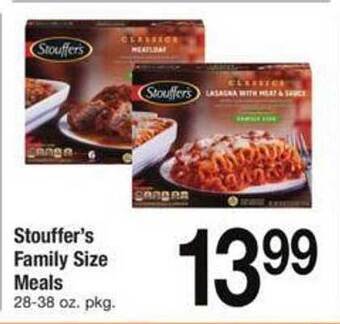 Safeway Stouffer's family size meals offer