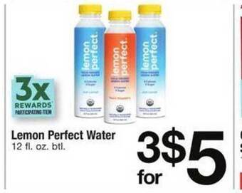 Safeway Lemon perfect water offer