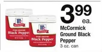 Safeway Mccormick ground black pepper offer