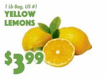 The Food Emporium Yellow lemons offer