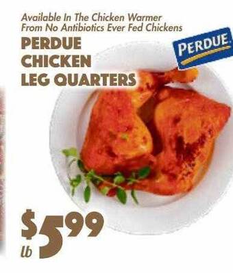 The Food Emporium Perdue chicken leg quarters offer
