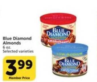 Vons Blue diamond almonds offer