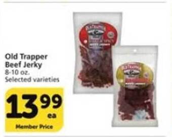Vons Old trapper beef jerky offer