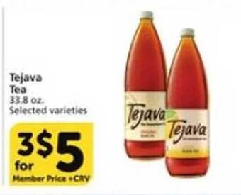 Vons Tejava tea offer