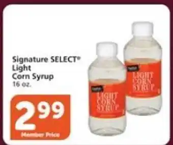 Vons Signature select light corn syrup offer