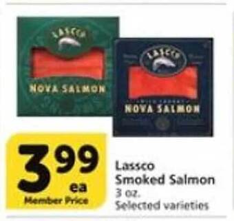 Vons Lascco smoked salmon offer