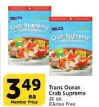 Vons Trans ocean crab supreme offer