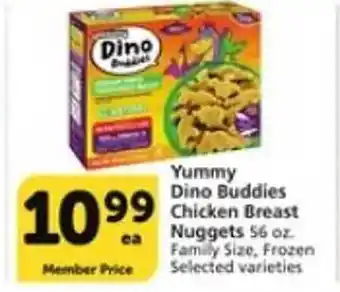 Vons Yummy dino buddies chicken breast nuggets offer