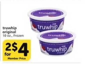 Vons Truwhip original offer