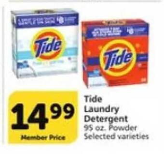 Vons Tide laundry detergent offer