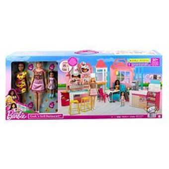 Kohl's Barbie® restaurant and coffee shop dollhouse, dolls and accessories set offer