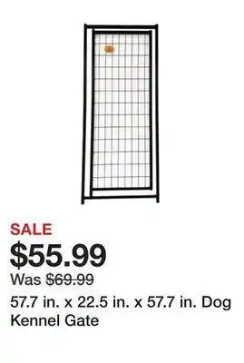 Tractor Supply Company 57.7 in. x 22.5 in. x 57.7 in. dog kennel gate offer
