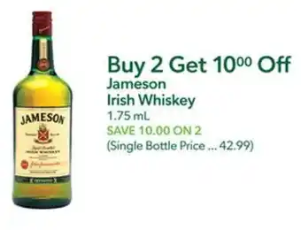 Publix Jameson Irish Whiskey 1.75 ml. offer