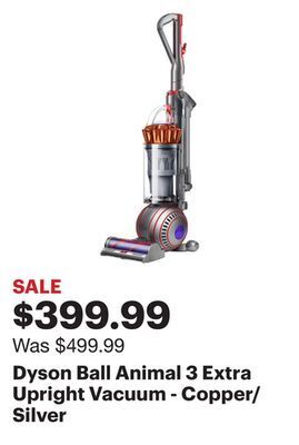 Best Buy Dyson ball animal 3 extra upright vacuum - copper/silver offer