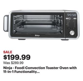 Best Buy Ninja - foodi convection toaster oven with 11-in-1 functionality with dual heat technology and flip functionality - silver offer