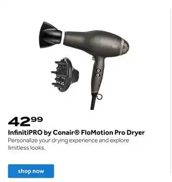 Bed Bath & Beyond Infinitipro by conair® flomotion pro dryer offer