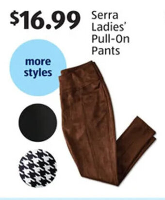 Aldi Serra Ladies' Pull-On Pants offer