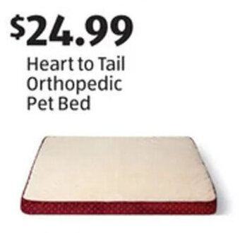 Aldi Heart to Tail Orthopedic Pet Bed offer
