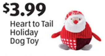 Aldi Heart to Tail Holiday Dog Toy offer
