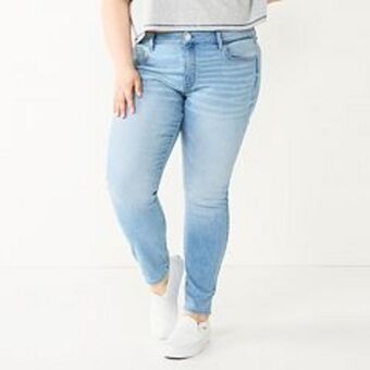 Kohl's Juniors' plus size so® high-rise skinny jeans offer