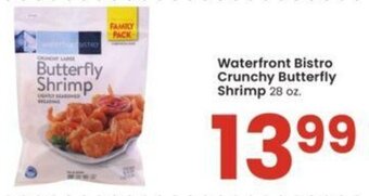 Albertsons Waterfront Bistro Crunchy Butterfly Shrimp 28 oz. offer