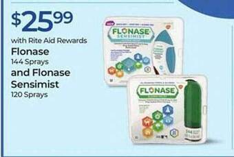 Rite Aid Flonase and flonase sensimist offer