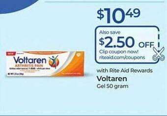 Rite Aid Voltaren offer