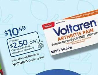 Rite Aid Voltaren offer