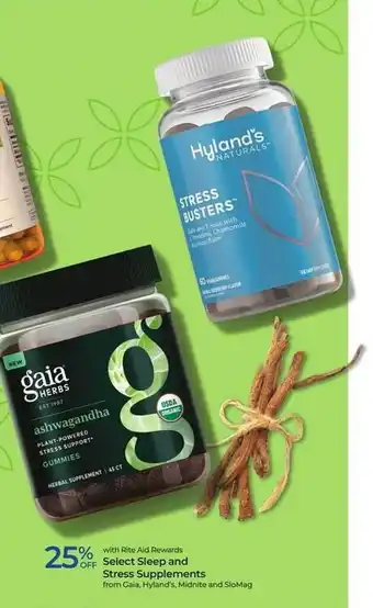 Sleep and stress supplements