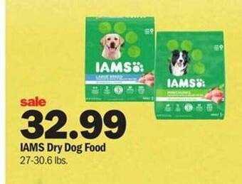 Meijer Iams dry dog food offer