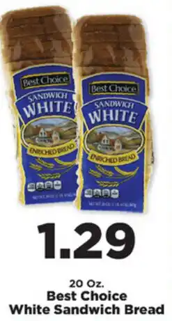 IGA Best Choice White Sandwich Bread 20 oz offer