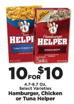 IGA Hamburger, Chicken or Tuna Helper 4.7-8.7 oz offer