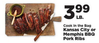 IGA Kansas City or Memphis BBQ Pork Ribs offer