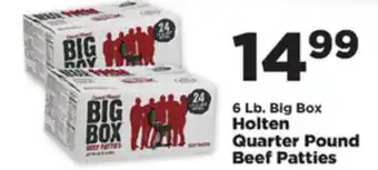 IGA Holten Quater Pound Beef Patties offer